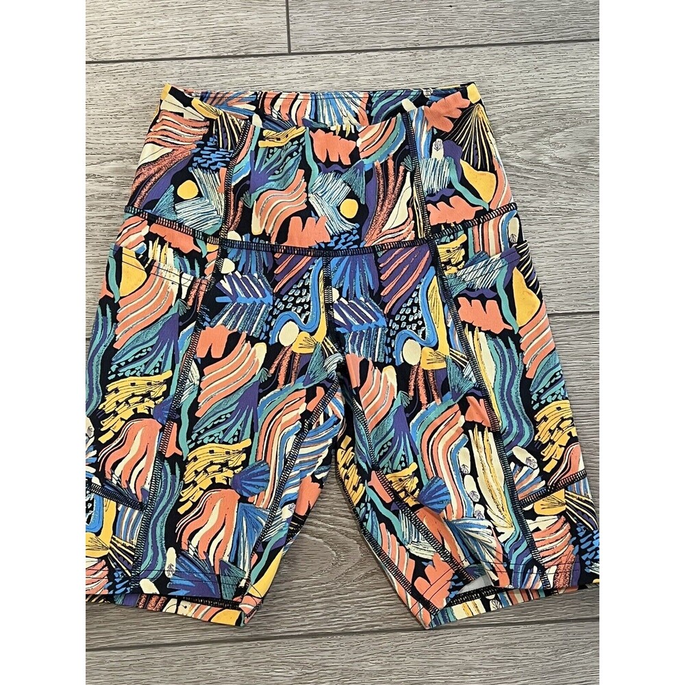 Patagonia High Waisted Bike Shorts Pockets Womens XS Shorts Maipo